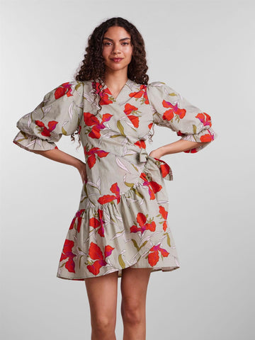 Atila 3/4 wrap dress-Kjole-Y.A.S-Aandahls