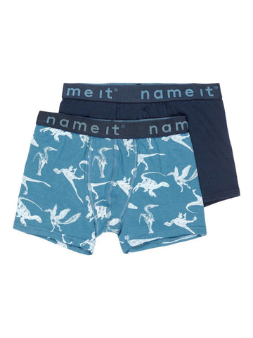 Boxer 2 P Real teal Dino NOOS-Name it-Aandahls