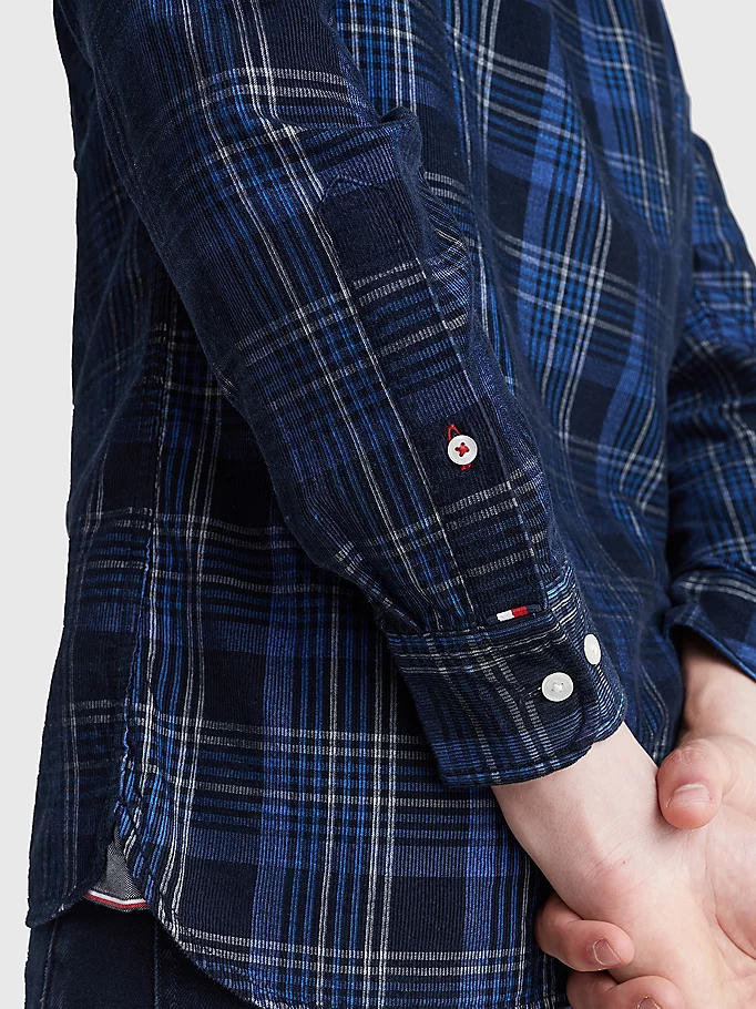 Corduroy check sf shirt-Skjorte-Tommy Hilfiger-Aandahls