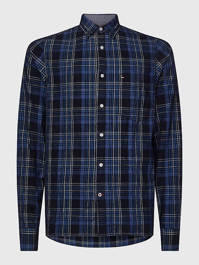 Corduroy check sf shirt-Skjorte-Tommy Hilfiger-Aandahls