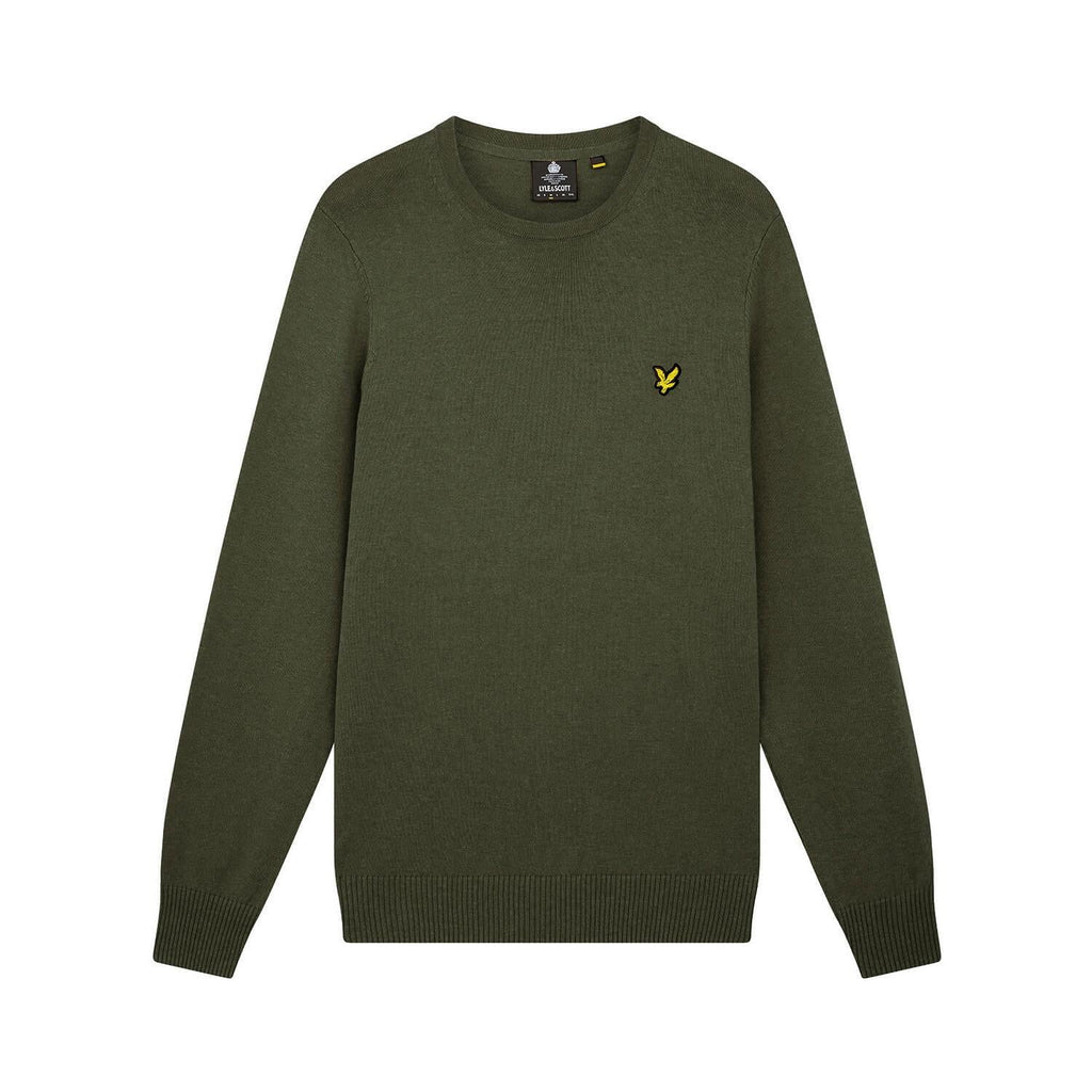 Cotton Merino Crew Jumper-Genser-Lyle & Scott-Aandahls