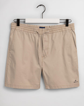 Drawstring logo shorts-Shorts-Gant-Aandahls