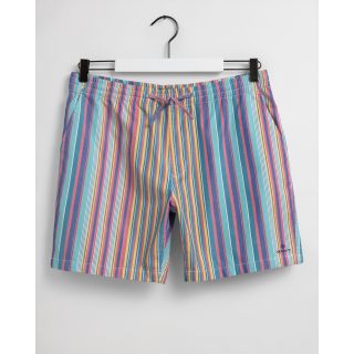 Drawstring stripe logo shorts-Shorts-Gant-Aandahls