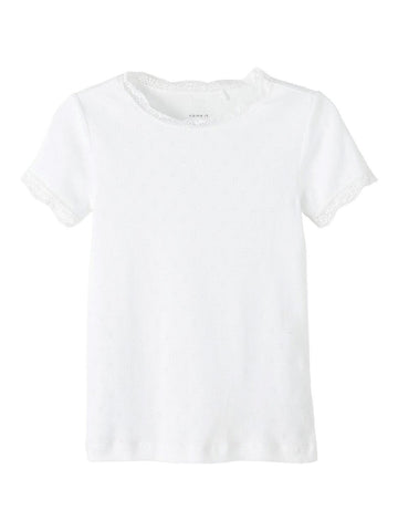 Fraluna ss slim top-T-shirt-Name it-Aandahls
