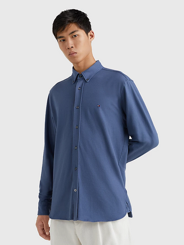 Garment dyed Pique shirt-Skjorte-Tommy Hilfiger-Aandahls