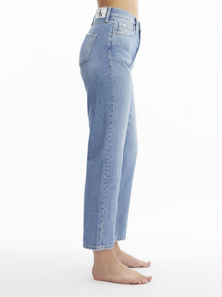 HIGH RISE STRAIGHT ANKLE-Jeans-Calvin Klein Jeans-Aandahls