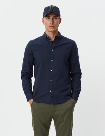 Harrison B.D. brushed shirt-Skjorte-Les Deux-Aandahls