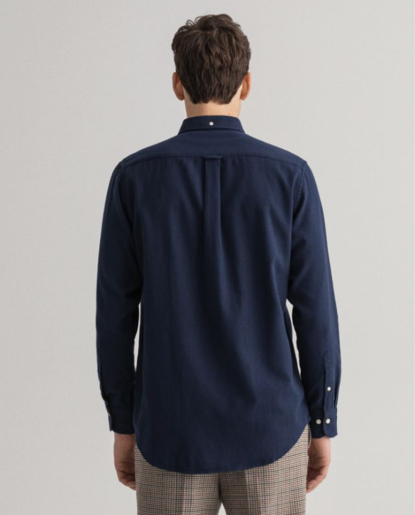 Herringbone Reg Flannel-Skjorte-Gant-Aandahls