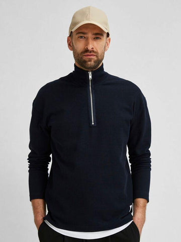 High Neck Sweat-Selected Homme-Aandahls