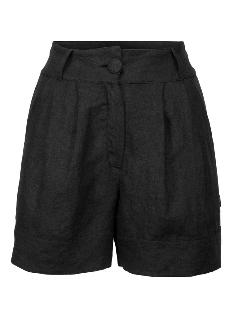 Maren linen shorts-Shorts-Ella&il-Aandahls