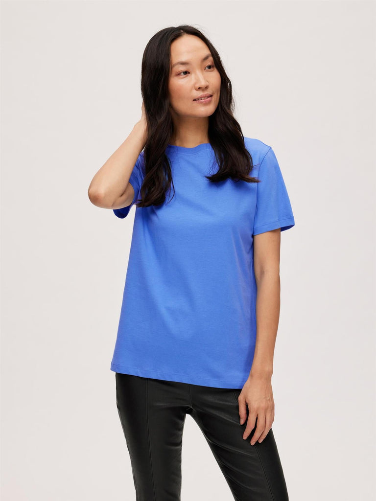 Myessential o-neck tee-T-skjorter-Selected Femme-Aandahls