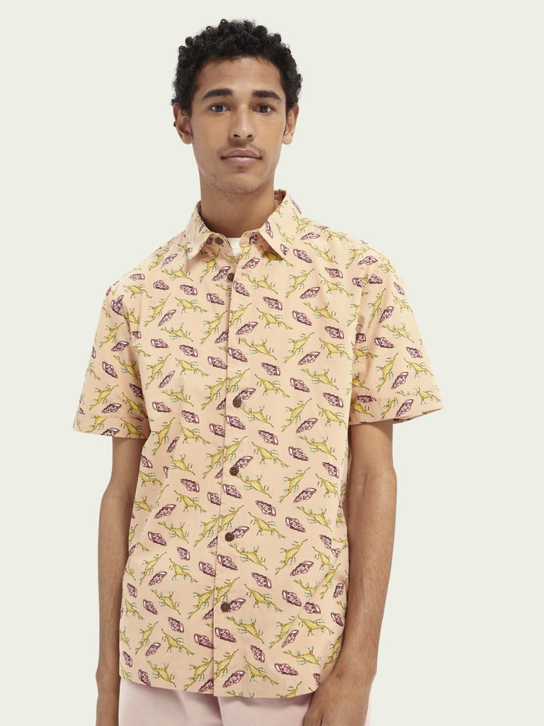 Printed Hawaiian short sleeve shirt-Scotch & Soda-Aandahls