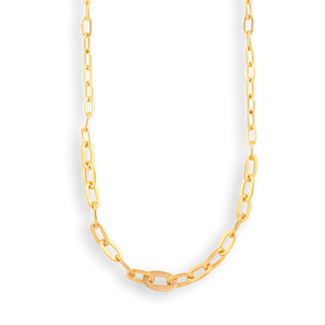 Row Chain Necklace 41cm-Acces-Jane Kønig-Aandahls