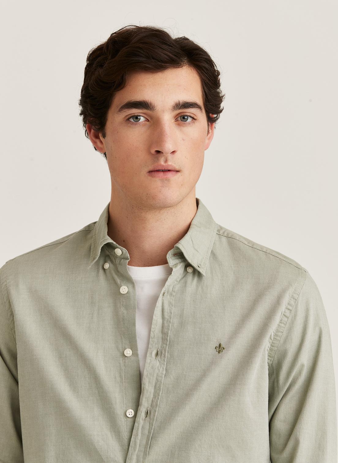 Structure Washed BD Shirt-Skjorter-Morris-Aandahls