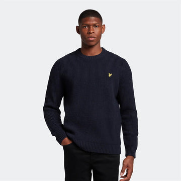 Thermal Stitch Jumper-Genser-Lyle & Scott-Aandahls