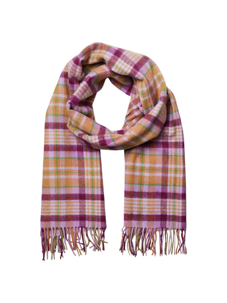 Time wool check scarf-Selected Femme-Aandahls