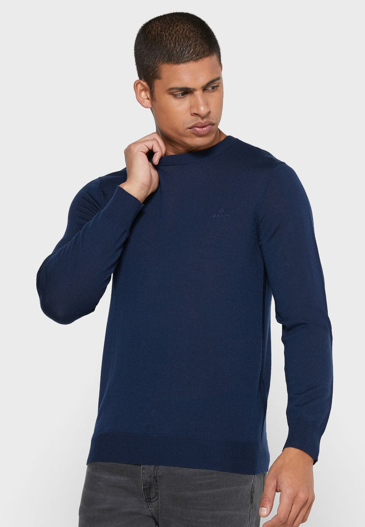 Washable merino c-neck-Genser-Gant-Aandahls