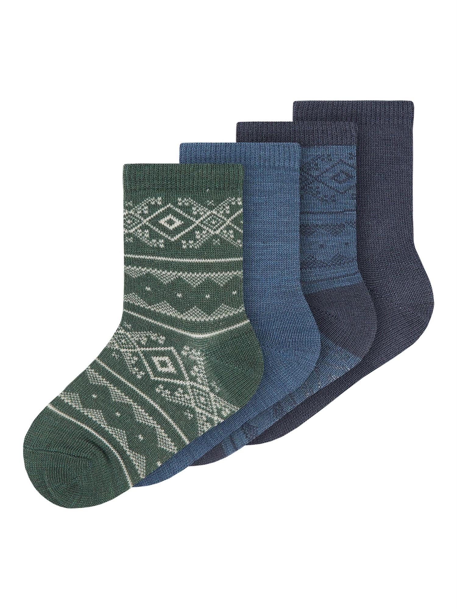 Wak wool 4 pack sokker-Ullklær barn-Name it-Aandahls